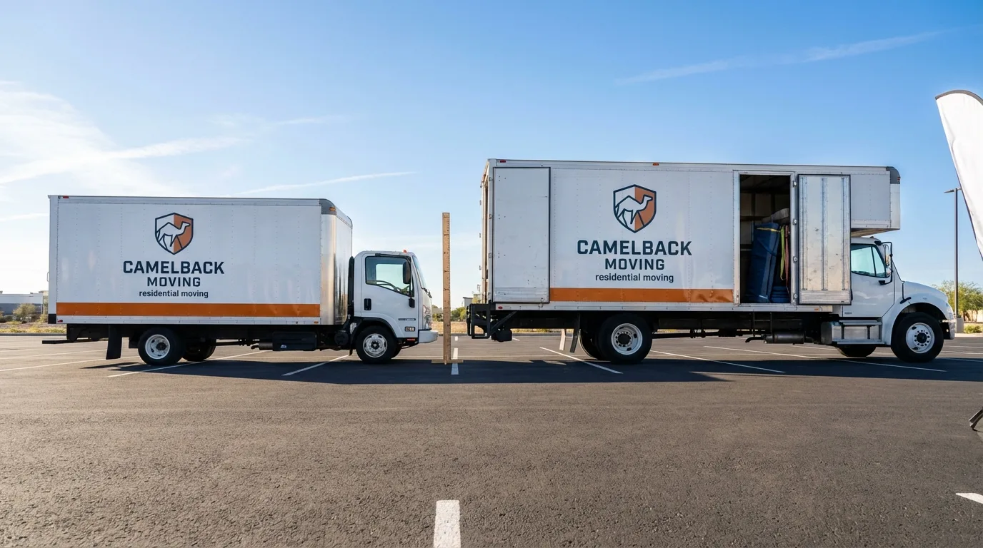 Moving truck size capacity guide in South Charleston